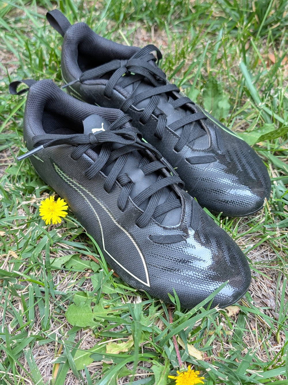 Puma Big Boy 4.5 Black Performance Soccer/Training Sport Shoes